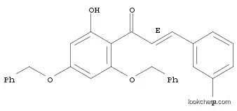 Molecular Structure of 120980-17-8 (3-(3-Fluorophenyl)-1-[2-hydroxy-4,6-bis(phenylmethoxy)phenyl]-2-propen-1-one)